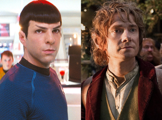 Star Trek, Zachary Quinto, Martin Freeman, The Hobbit Star Trek, Zachary Quinto, Martin Freeman, The Hobbit